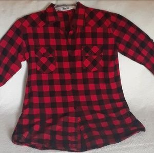 Ochenta Flannel Red and Black